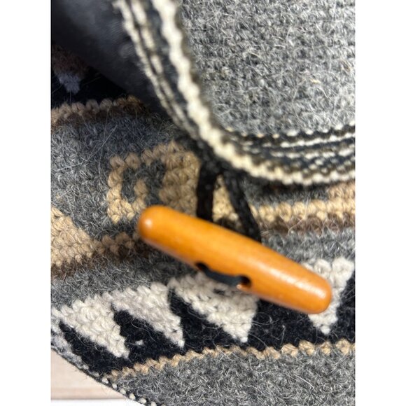 Handmade Woolen Crossbody Bag Horse and Tribal Pattern Cowgirl Core Southwest - Picture 4 of 9